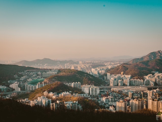 Aerial Shot of Seoul